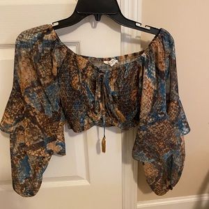 Cropped blouse